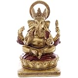 Puckator GAN06 Red Ganesh Statue - 14 cm