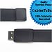 CablesToBuyâ¢ 8G Black USB Silicone Bracelet / USB Wristband