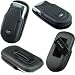 CELLET Blackberry 7100, 7105, 7100g, 7100t , 7130e,7130c/ 7130g/ Treo 650, 680, 700p, 700w, 700wx/ Sony Ericsson P910 Black Pouch Cover- retail packaging
