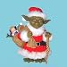 5" Star Wars Yoda Santa With Gifts Fabriche Christmas Figure