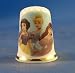 Porcelain China Collectable Thimble -- Fairy Tale Princesses with Free Gift Box