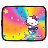 Netbook Notebook Case Extra Large (XL) of Art Deco Hello Kitty with Lollipop