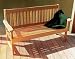 4' Red Cedar English Garden Bench