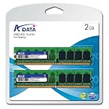 A-Data PC2 6400 Value Edition Arbeitspeicher 2 GB DDR2-RAM Kit (800 MHz, CL5, 2 x 1 GB)