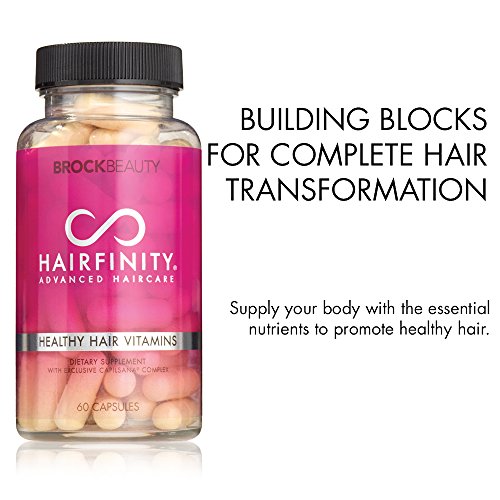 Brock Beauty Hairfinity Healthy Hair Vitamins 60 Capsules 1 Month