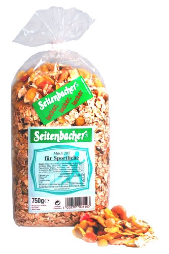 Seitenbacher Müsli Für Sportliche, 3er Pack (3 x 750 g Packung)