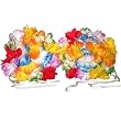 Silk Flower Bra Top Hawaiian Lei Luau Polynesian Hula Girl Costume Accessory