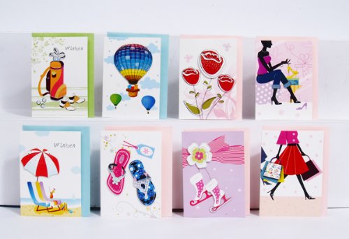 25 All Occasion Greeting Cards with Envelops (Mini Greeding Cards 4