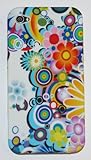 Colorful Flower Flexible Gel Case for Apple iPhone 4 (Fits AT&T model)
