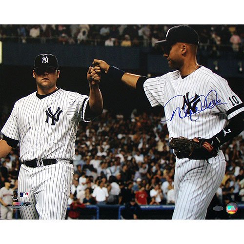 Steiner Sports MLB New York Yankees Derek Jeter with Joba Chamberlain Single Signed 16 x 20-inch Photo