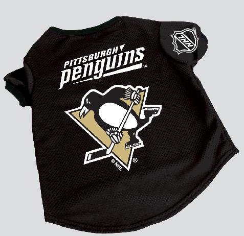 Officially Licensed by NHL - Pittsburgh Penguins Dog Hockey Jersey- Large