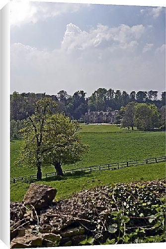 Canvas Prints of Bibury Court Hotel from Country Life 