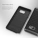 Galaxy Note 7 Case, Caseology [Parallax Series] Modern Slim Geometric Design [Black / Black] [Textured Grip] for Samsung Galaxy Note 7 (2016)