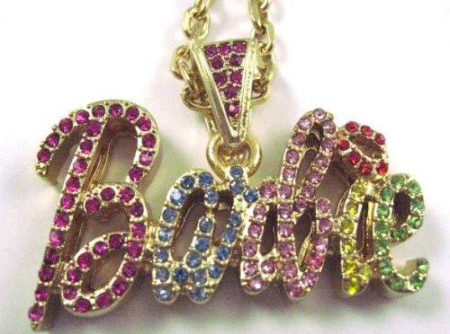 Barbie Nicki Minaj Pendant 18″ Chain & Ring Set Gold Multi