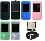 Premium Silicone Skin Case Protective Case Accessory Kit for Creative Zen Mozaic 2GB 4GB MP3 Player (MP3 Not Included)