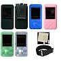 Premium Silicone Skin Case Protective Case Accessory Kit for Creative Zen Mozaic 2GB 4GB MP3 Player (MP3 Not Included)