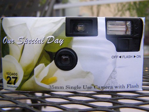 Table Lily Matching Disposable Digital Cameras Wedding  Tents35mmexposures Gift Cameras Boxes Disposable