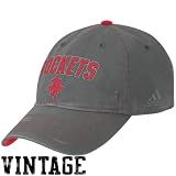adidas Houston Rockets Charcoal Slouch Adjustable Vintage Hat