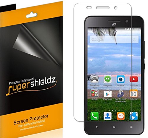 [6-Pack] SUPERSHIELDZ- Anti-Bubble High Definition Clear Screen Protector For Huawei Raven LTE H892L (Straight Talk) -Lifetime Replacements Warranty - Retail Packaging