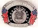 Retired Air Force Enamel Pewter Buckle