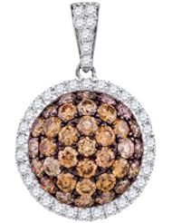 1.56CT-DIA BROWN DIAMOND FASHION PENDANT