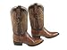 Round Cowboy Mens Boots By Cuadra - Brandy - Lizard Leather - Handmade - Sizes From 8 to 10 - BOCUMCOO1TLB01 - A3LZTJ