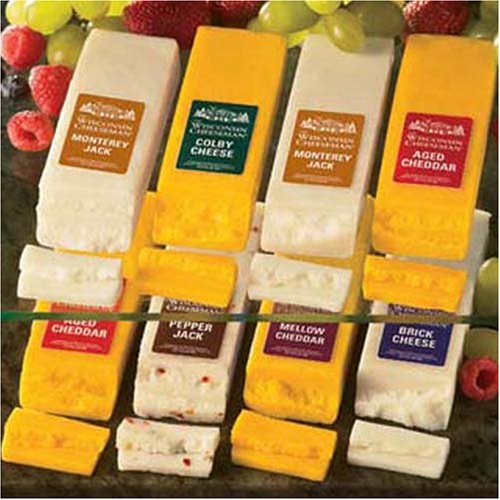 6 pack Cheese Bars - Wisconsin Cheeseman