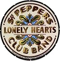 THE BEATLES #15324 Sgt. Pepper's Drum Logo Sticker Decal