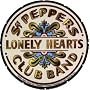 THE BEATLES #15324 Sgt. Pepper's Drum Logo Sticker Decal