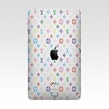 LV White Apple iPad Skin Decorative Sticker Design Decal