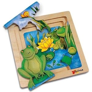 A Frog Is Growing Three Layer Story Puzzle by Chelona