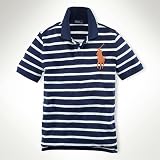 ≪5色≫RALPH LAUREN ポロ・ラルフローレン Boys Big Pony Striped Polo ビッグポニー ビックポニー ポロシャツ (12219457)