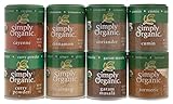 Indian Spices Set From Simply Organic with 8 Spices, Includes The Curated Pantry Gift Tag