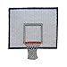ID 1467 Basketball Back Board Patch Sport Net Ball Embroidered Iron On Applique