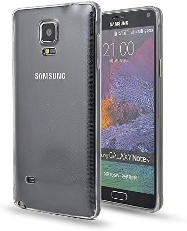 AYAMAYA Protective Thin Slim Transparent Flexible Back Case Cover for Samsung Galaxy Note 4 N9100