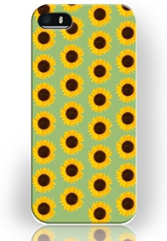 Iphone 5 Case Hard Plastic Snap on Slim Fit Iphone 5s Cover Happy Little Sunflower