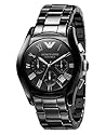 Emporio Armani Men's AR1400 Ceramic Black Chronograph Dial Watch