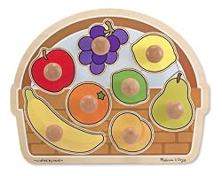 Melissa & Doug Fruit Basket Large Jumbo Knob