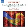 Weinberg: Solo Cello Works Vol.1