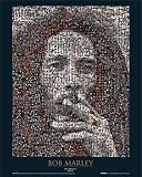 Bob Marley Mosaic - Mini Poster - 50x40cm - Art247 Poster Print