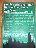 Politics and the multi-national company