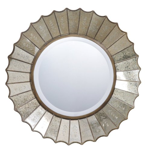 Uttermost Amberlyn Round 32" Wide Wall Mirror