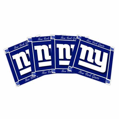 NHL New York Giants 4 Pack Ceramic Coasters
