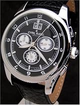 Cyril Ratel-Geneve Men's All Swiss Made Chronograph With Big Date