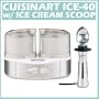 Cuisinart ICE-40 Flavor Duo Frozen Yogurt/Ice Cream and Sorbet Maker With Deni Electric Ice Cream Scoop