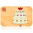 Wedding Heart Cake GiftCard - $100
