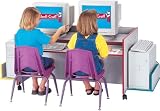 Jonti-Craft 3495JC JontiCraft Kydz Double Computer Kids Desk