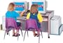 Jonti-Craft 3495JC008 Rainbow Accents Kydz Double Computer Kids