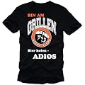 GRILL T-SHIRT - BIN AM GRILLEN - BIER HOLEN - BBQ GRILLSPORT