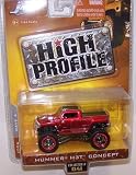 Jada Toys 1/64 Scale Diecast High Profile 2006 Wave 4 Hummer H3t Concept in Color Red No#041
